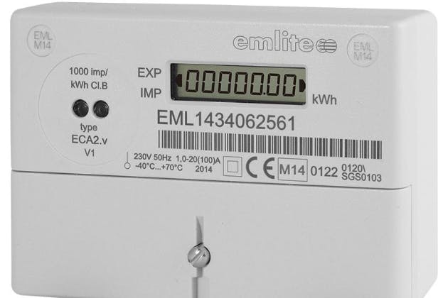 Emlite ECA2 MID Single Phase 100A Direct Connected Meter